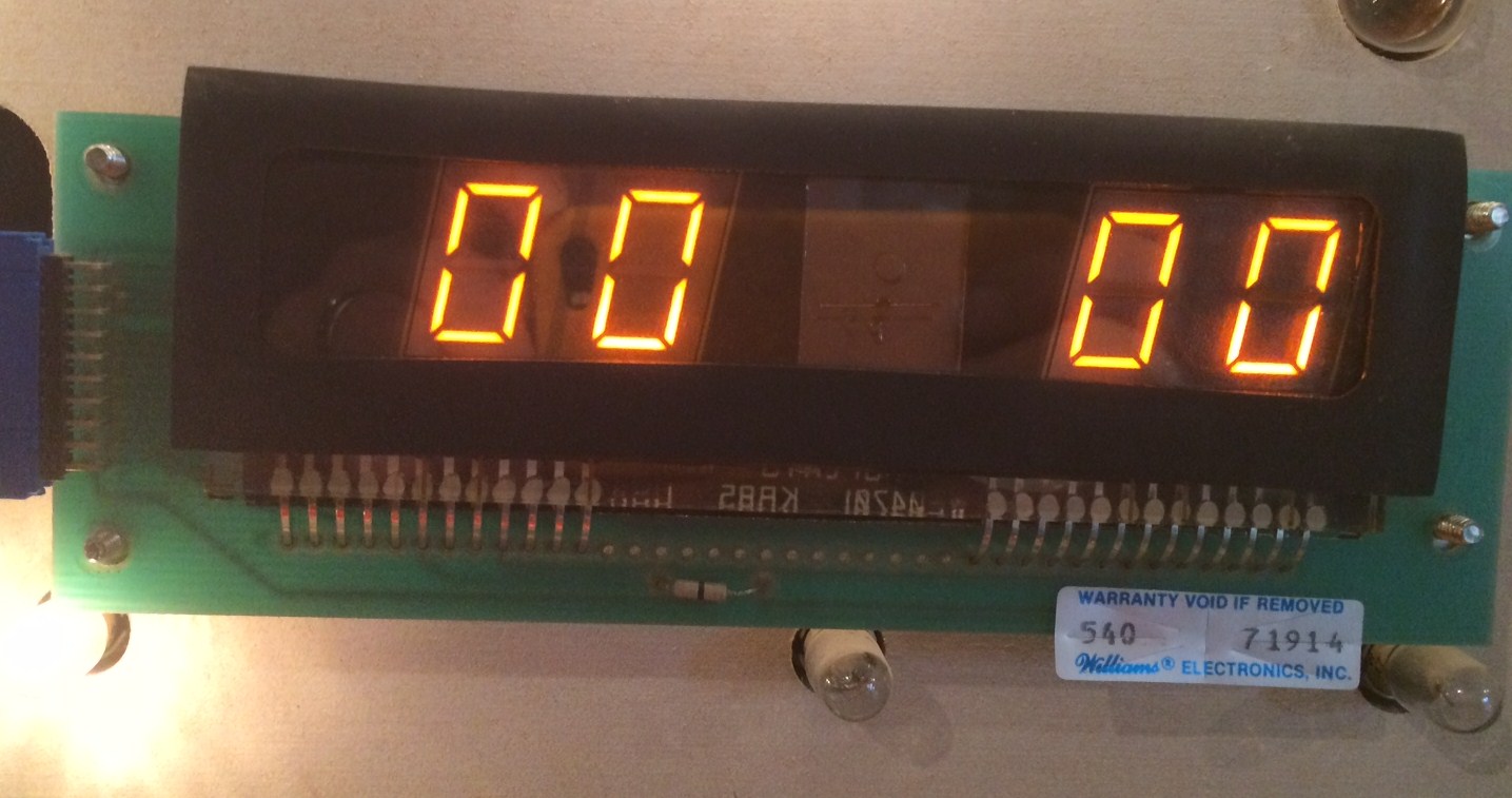 4DigitDisplay0253 - Williams 4-digit display board