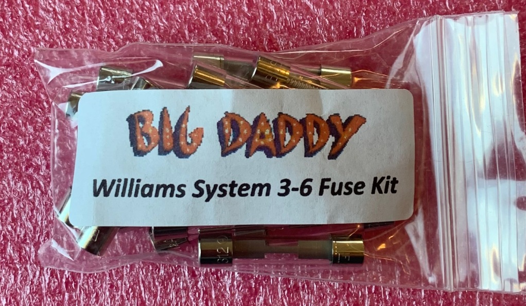 Williams System 3-6 Fuse kit
