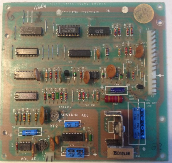 32SNDBoard - Bally -32 Sound board