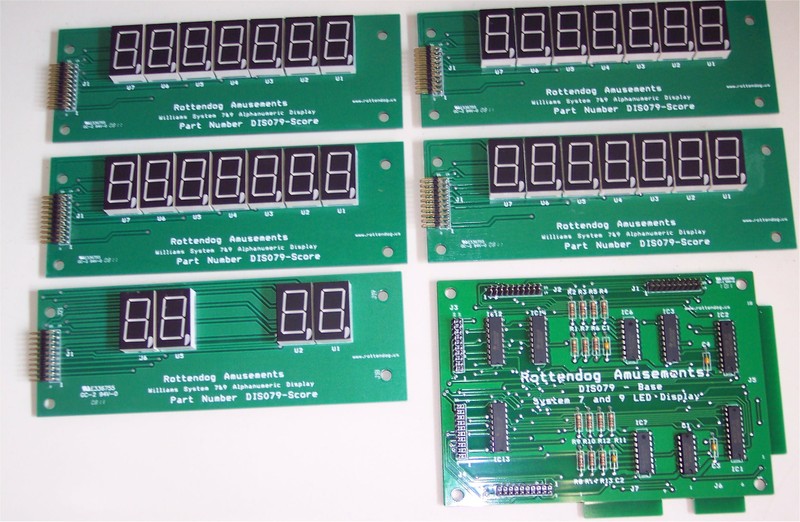 Brand New DIS240 Dual 16 Digit Display for Williams Sys 11 pinball machines