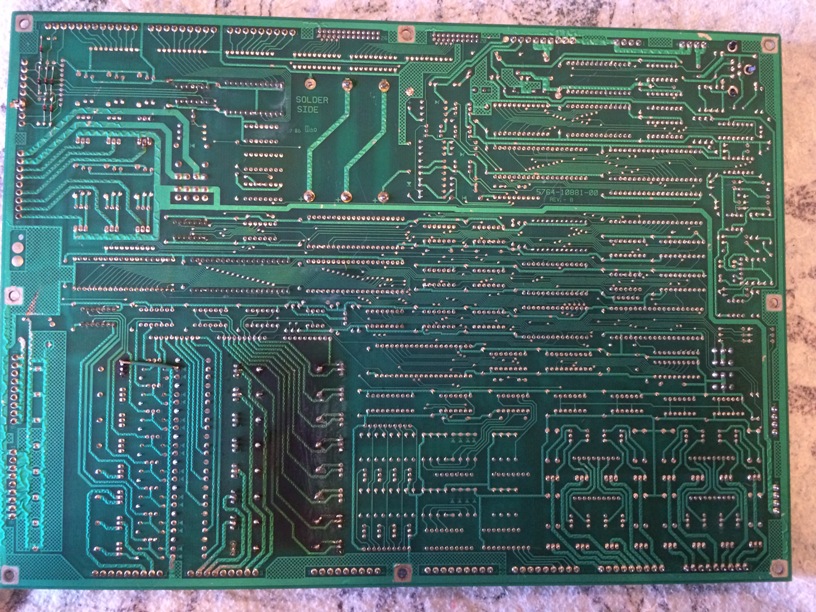 Williams System 11 MPU board BACK