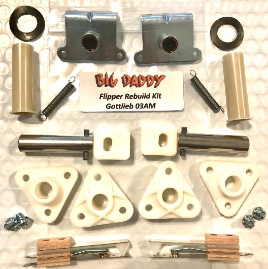 Classic Gottlieb later EM Flipper Rebuild Kit - 1976 to 1977